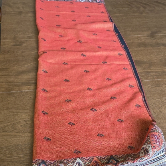 Bohemian Paisley Pashmina Shawl Wrap Scarf With Fringes Elegant Multicolor One S - Picture 10 of 12